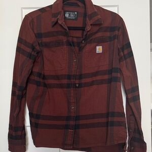 Carhartt women’s Red Plaid Shirt
